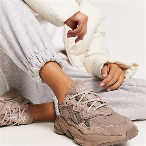 adidas ozweego women beige|adidas originals ozweego beige.